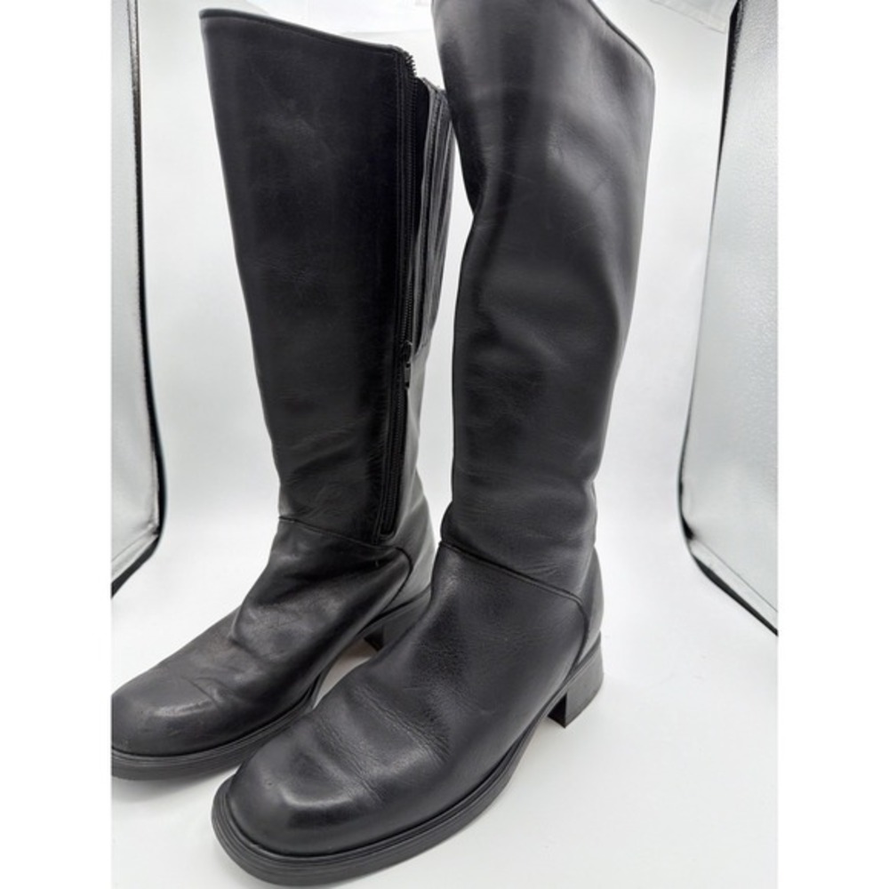 Santana Canada 797 Waterproof Leather Knee Riding Boots Black Women 6.5. 1622 - Picture 1 of 10